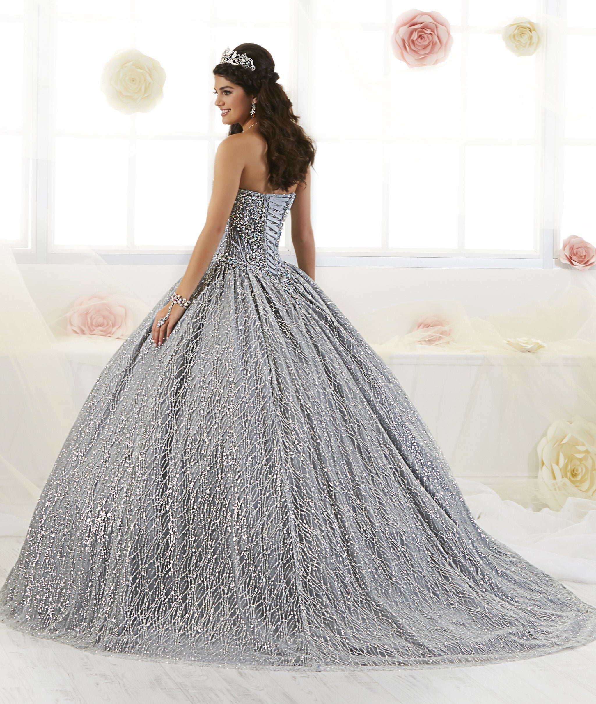 Quinceanera Dresses 2024 Ball Gowns 2024 Vestidos de Quinceanera Tagged Gray ABC Fashion