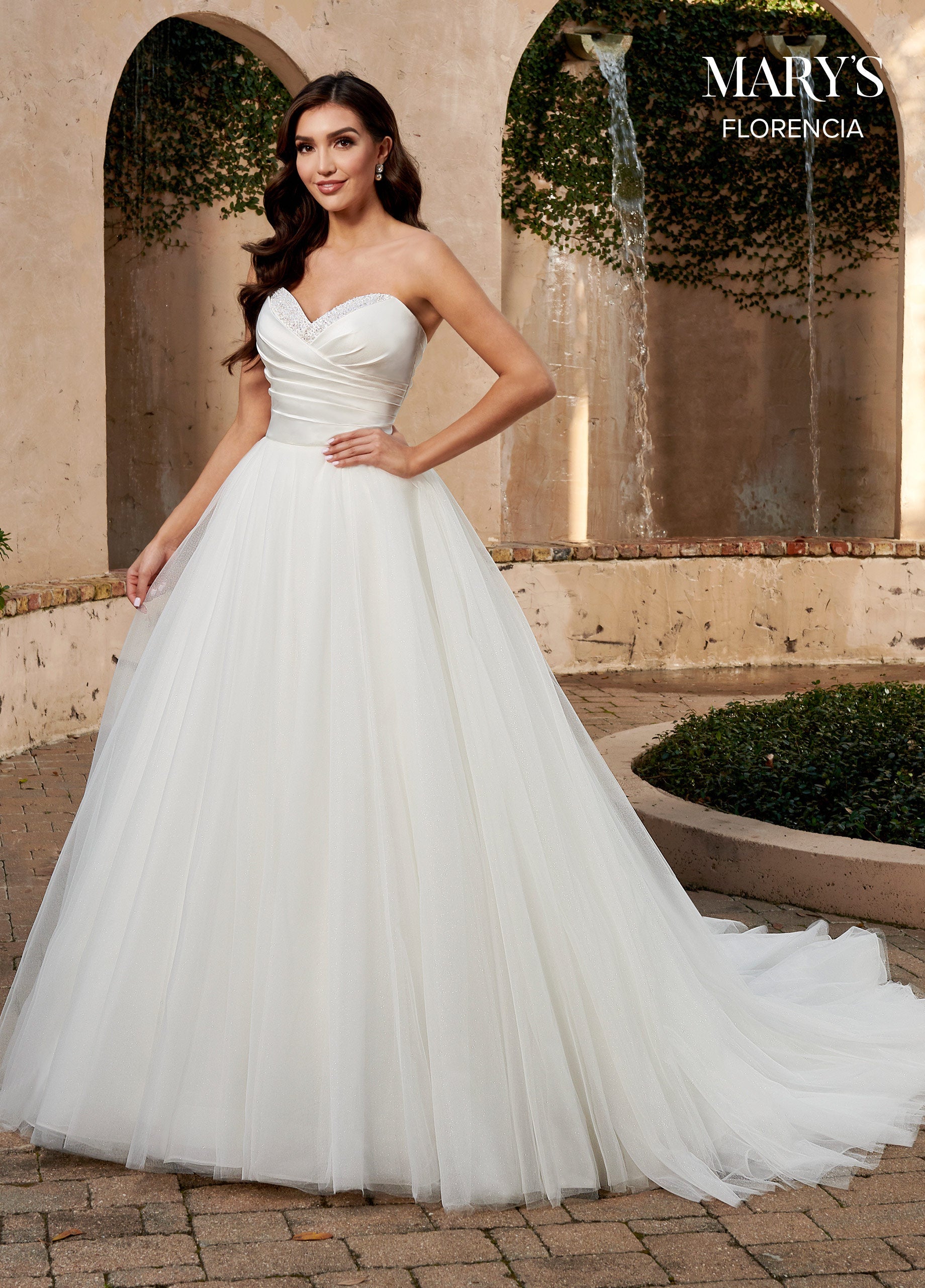 Stunning Mary’s Bridal Organza Wedding on sale Gown!